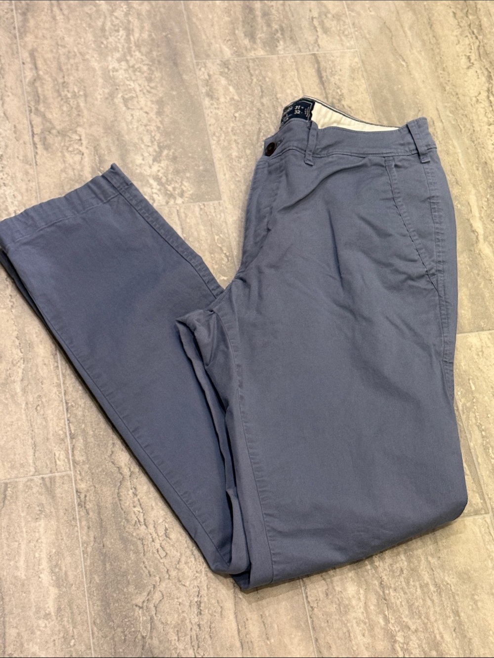 Abercrombie & Fitch Men's Chinos in Dusty Blue 31x32